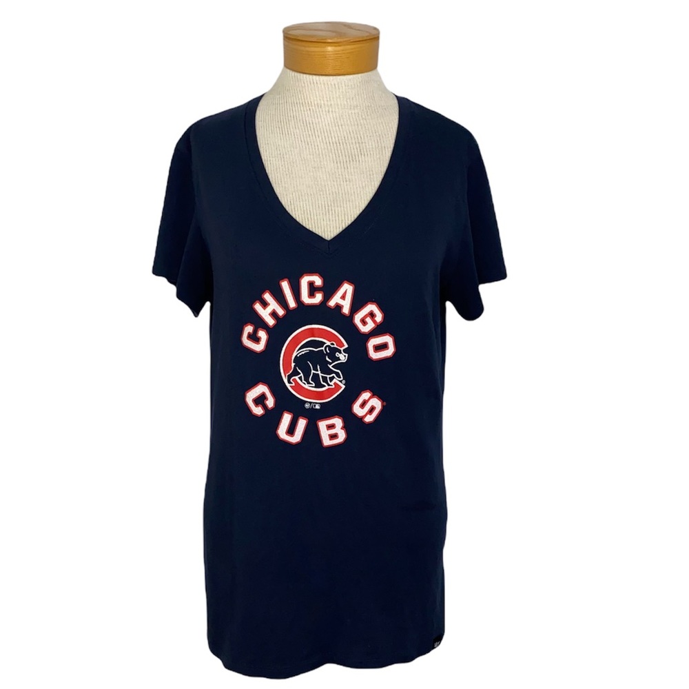 Chicago Bears Women’s V-neck Short Sleeve T-shirt Large